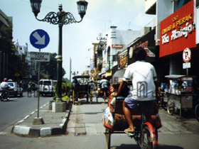 Yogyakarta, Rikschas